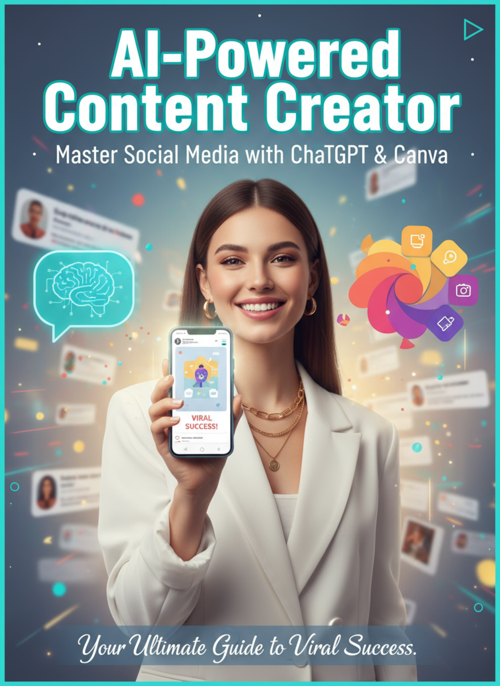 AI-Powered Content Creator : Master Social Media with ChatGPT and Canva