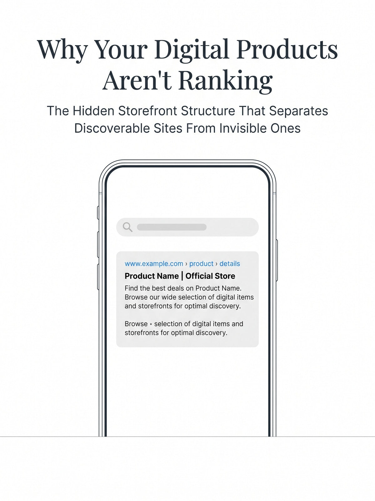 Alternate Cover of Why Your Digital Products Aren't Ranking