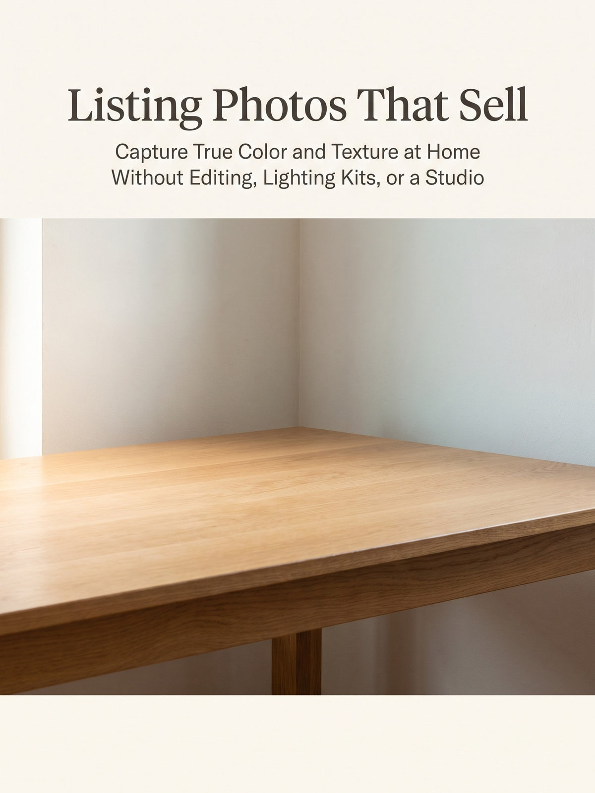Alternate cover image for the ebook - Listing Photos That Sell